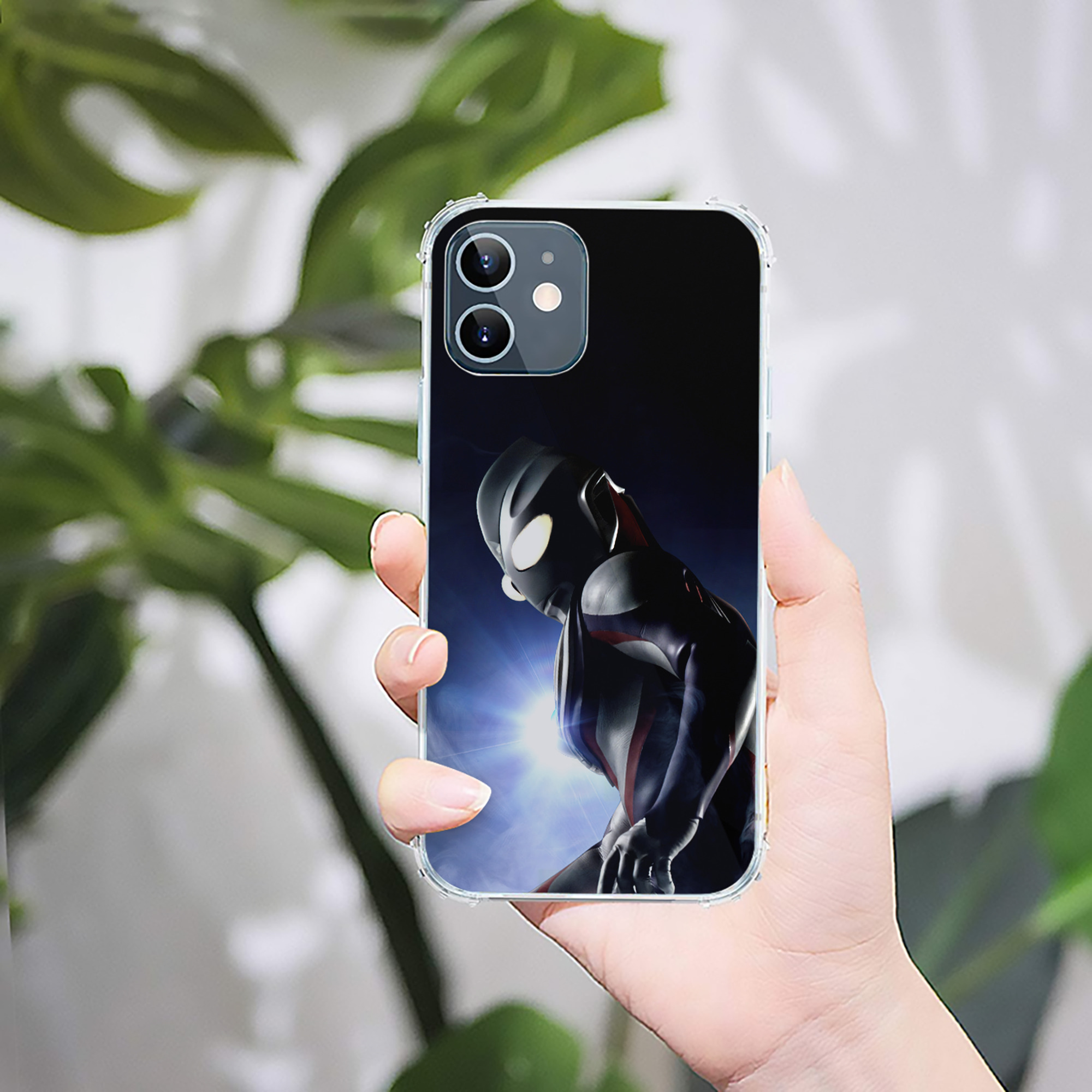 （画像用） ウルトラマン Ultraman 【iPhone 12シリーズ対応】透明スマホケース（クリアソフトケース）